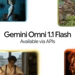 Gemini Omni 1.1 Flash 4K 影片生成、場景延伸與首尾幀控制官方主圖