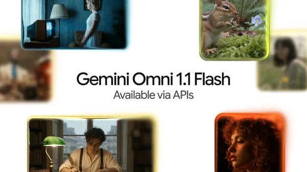Gemini Omni 1.1 Flash 4K 影片生成、場景延伸與首尾幀控制官方主圖