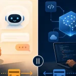 以分流構圖呈現 ChatGPT 訂閱服務與 OpenAI API 分開計費的概念。
