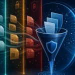 企業導入生成式 AI 前進行資料分類與隱私判斷的概念插圖