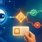 AI Agent 提出工具動作後經人工審核，核准才執行的概念插圖。